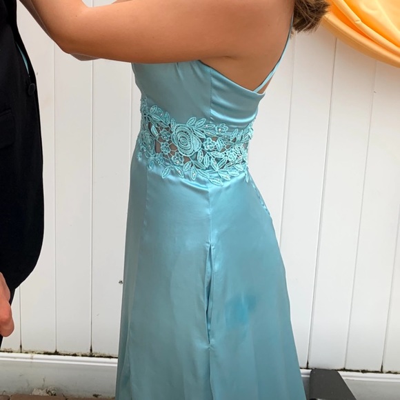 Light Blue Evening Dress - Picture 1 of 3